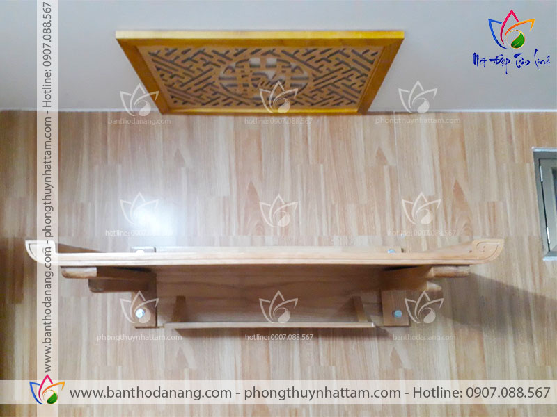Bàn thờ treo tường gỗ mít