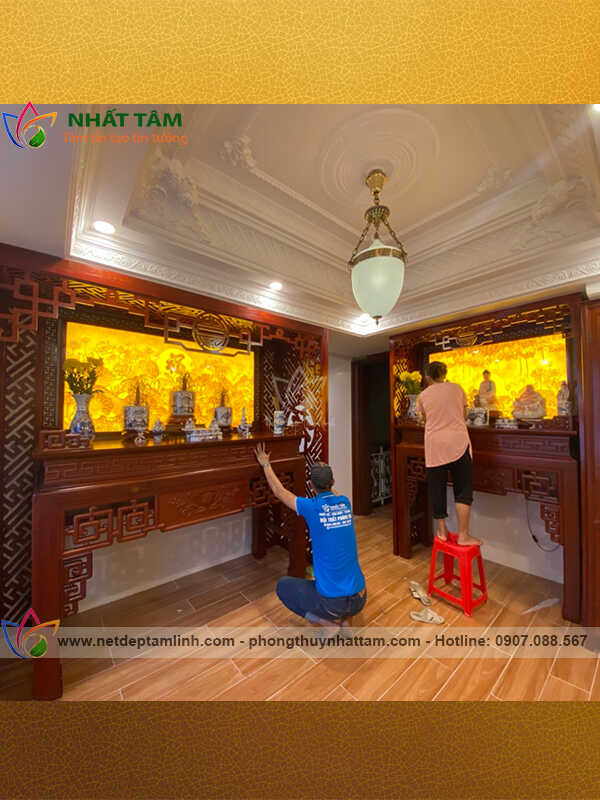 Tranh trúc chỉ phòng thờ