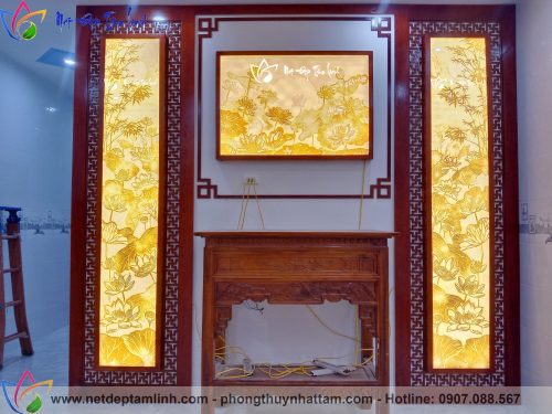 Tranh trúc chỉ bàn thờ