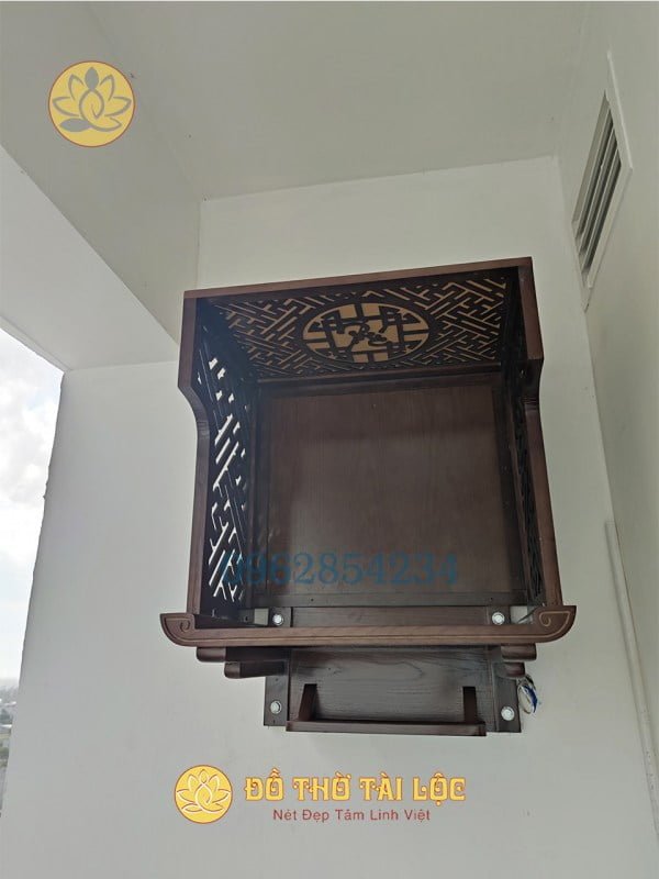 Bàn Thờ Treo Tường Có Vách Ngăn Mẫu TT2006
