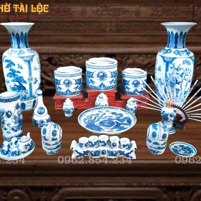 Bộ Gốm Bát Tràng DT012