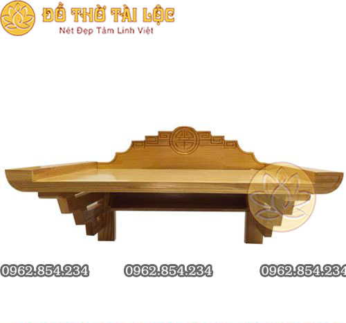 Bàn Thờ Treo Tường Gỗ Sồi TT016